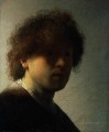 幼い頃の自画像 1628 レンブラント